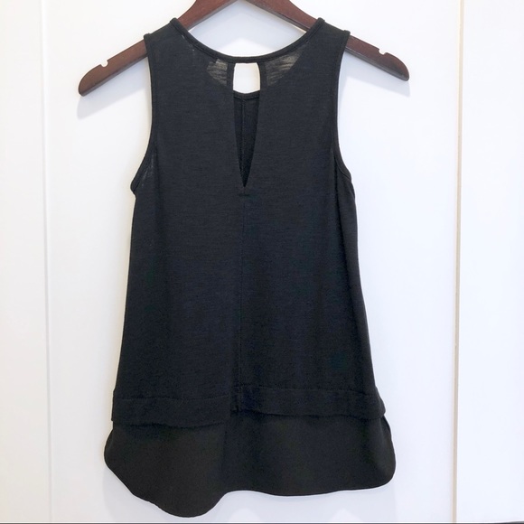 J. Crew Black Sleeveless Shell Top XSP - Picture 2 of 7